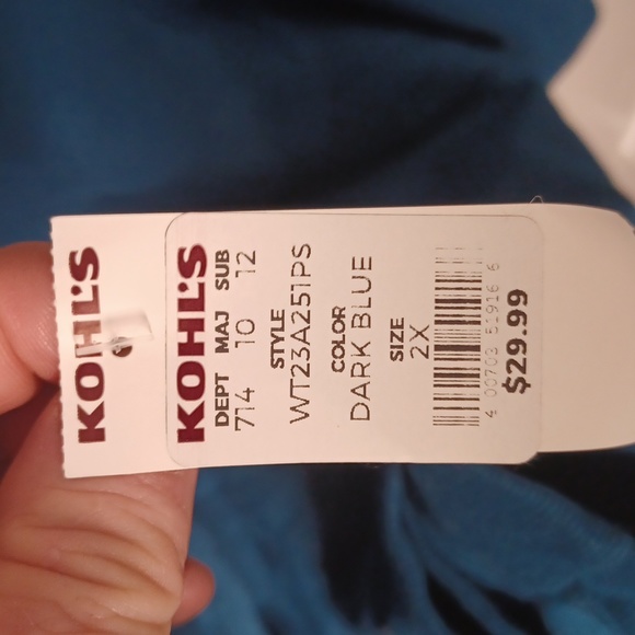 Blue full-zipp hoodie - Picture 5 of 5